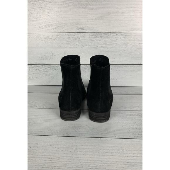 BORN Women's Size 7 M Black Bresson Suede Leather Slip On Booties Boots Shoes - Picture 8 of 14